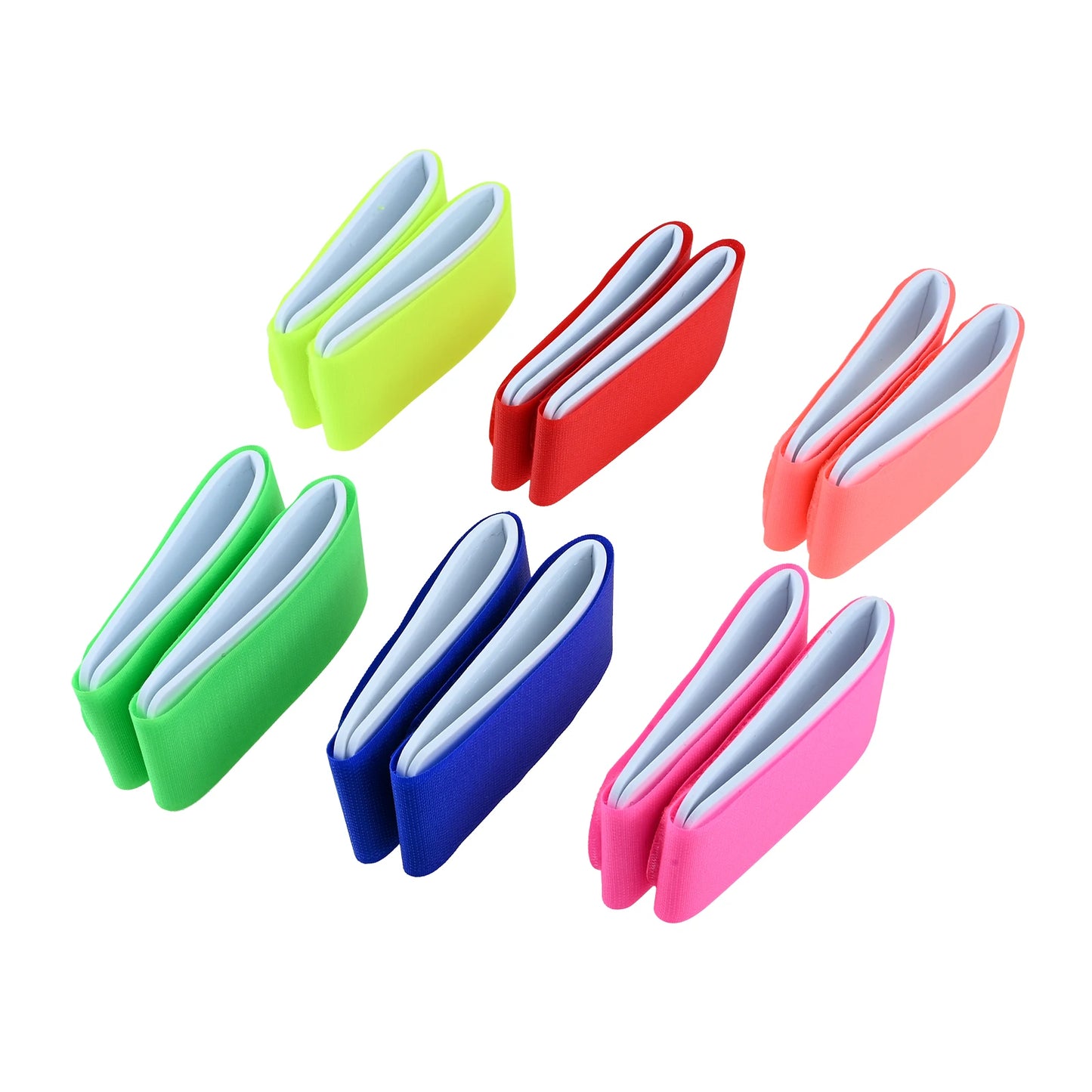 12pcs Adjustable Ski Straps Fasteners nylon and EVA Snowboard Velcro Strap Bindings 6-colors Snowboard Fasteners Accessories