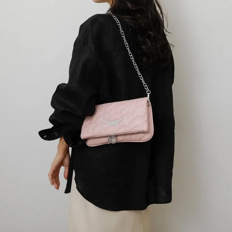 Chic Elegant Diaper Bags For Women Vintage Leather Messenger Bag Designer Crossbody Bag Simple Large Capacity Shoulder Bag