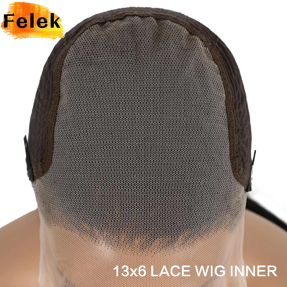 Highlight 13x6 Synthetic Lace Frontal Wigs For Women 40 Inch Long Silky Straight Lace Front Wigs High Quality American Afro Wigs