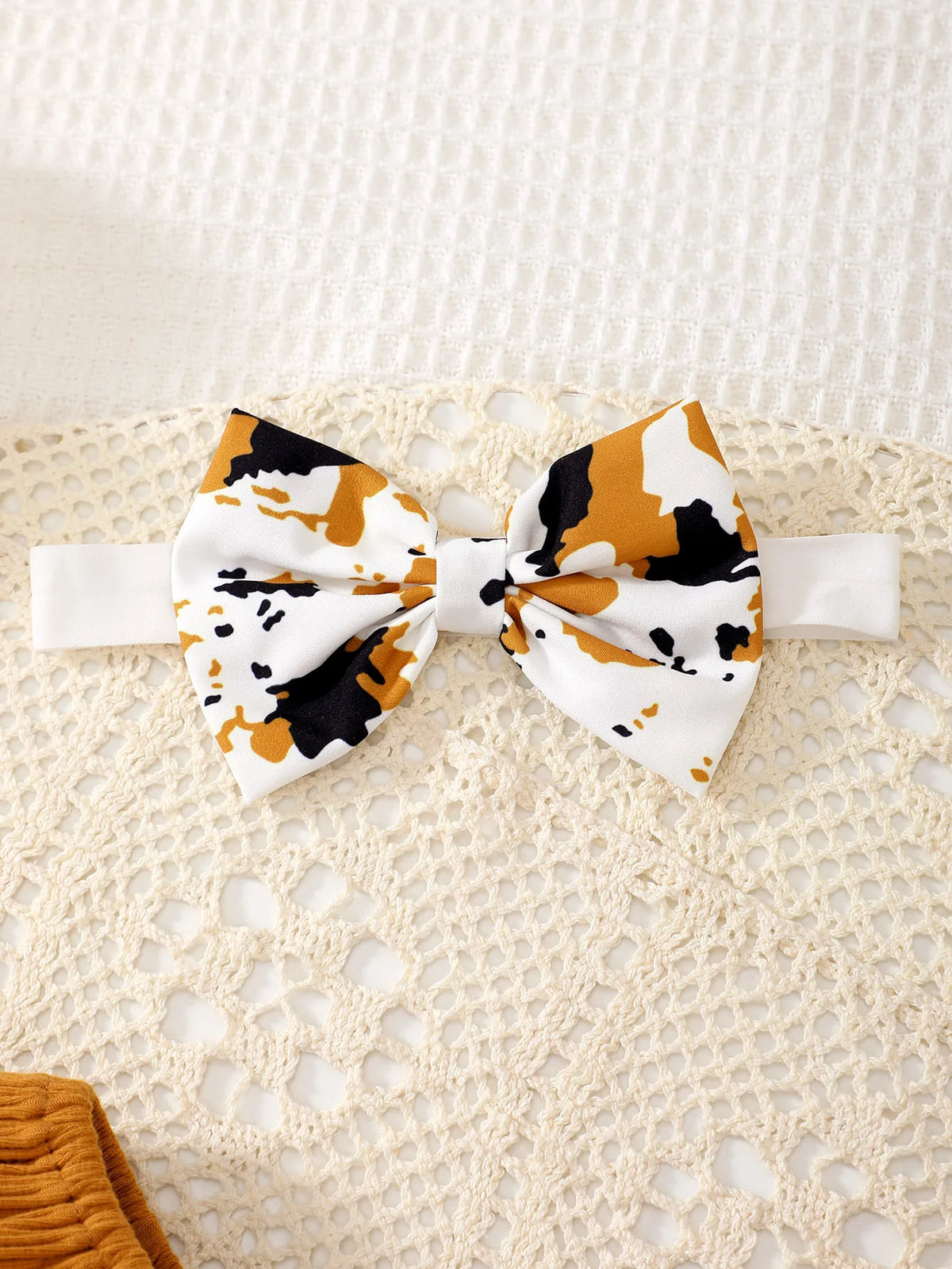 Baby Girl Summer Two-Piece Set Cute Casual one Shoulder Buckle Bow Short Skirt Set Headband Two-Piece Set