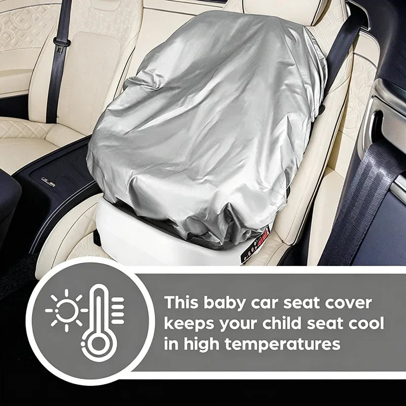 Baby Car Seat Sun Shade Cover Universal Car Seat Dust Cover Heat Insulation UV Protect Durable Eco Friendly Material Block New