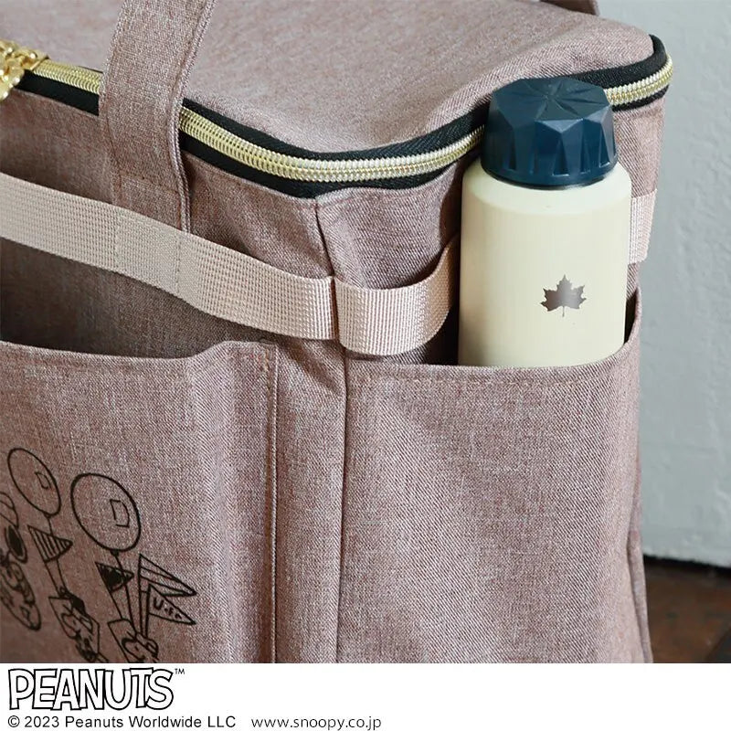 Snoopy Large Capacity Insulated Cooler Lunch Tote Bag Multi Pocket For Outdoor Picnic Camping Work School Food Storage