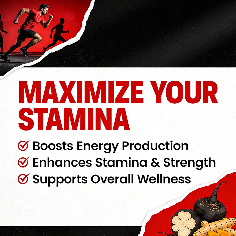 Fenugreek Supplement Capsules, with Turmeric, Black Maca, Endurance, Energy, Strength Support, Improves Mood, Overall Health