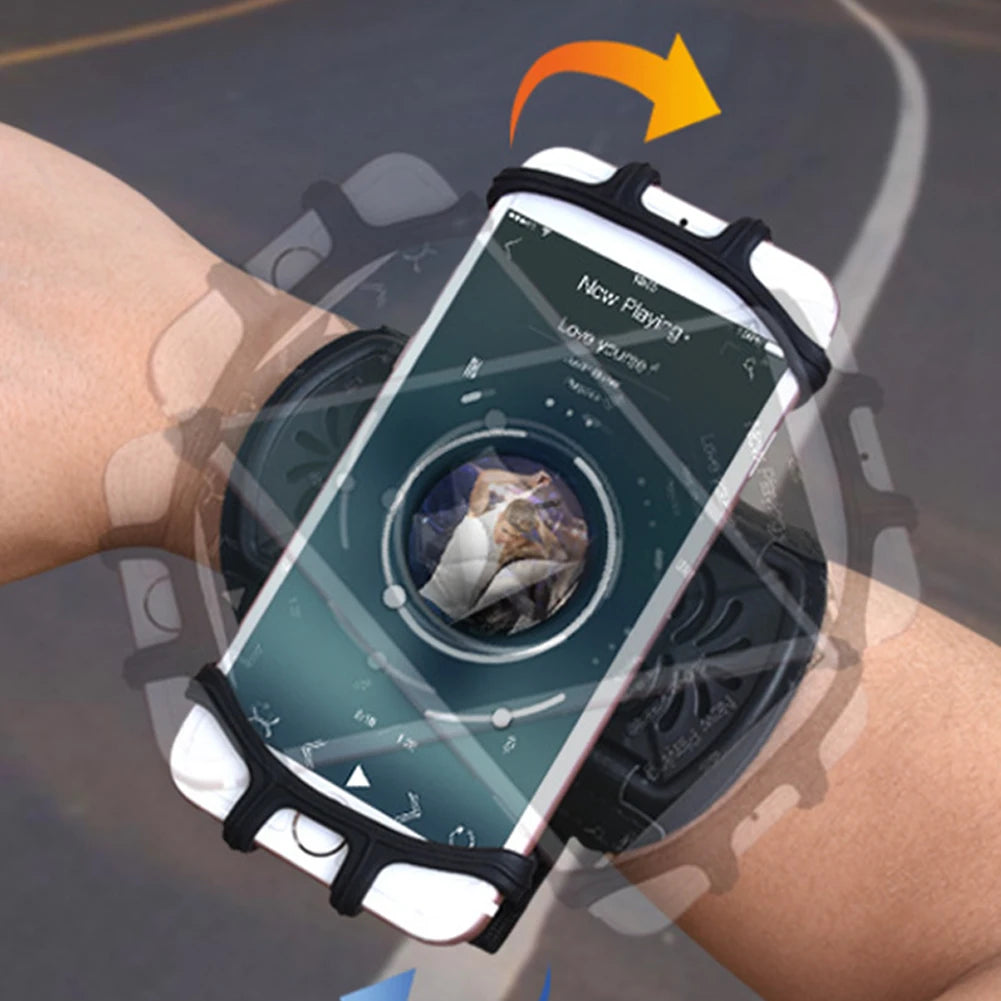 Running Armband  Adjustable Sports Wristband 360°Rotatable Wristband Phone Holder Universal Sports Armband For Android IOS