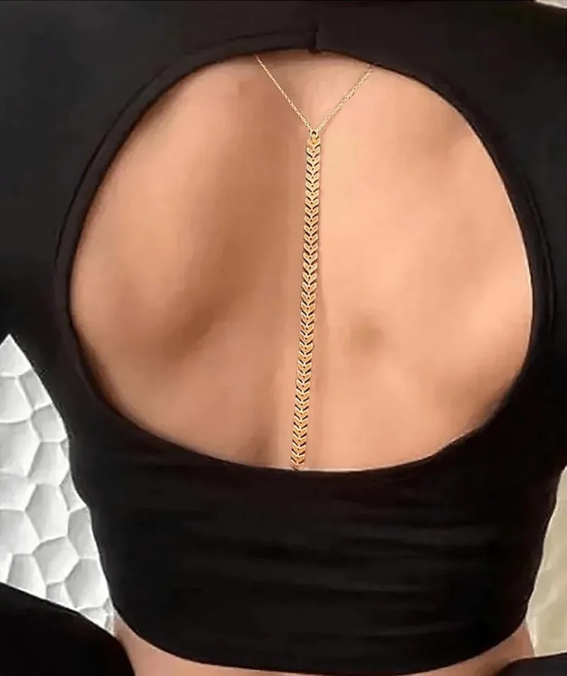 Sexy Body Chains for Women Mom, 14K Gold Layered Belly Waist Chain Bikini Bra Chain, Summer Beach Rhinestone Body Jewelry