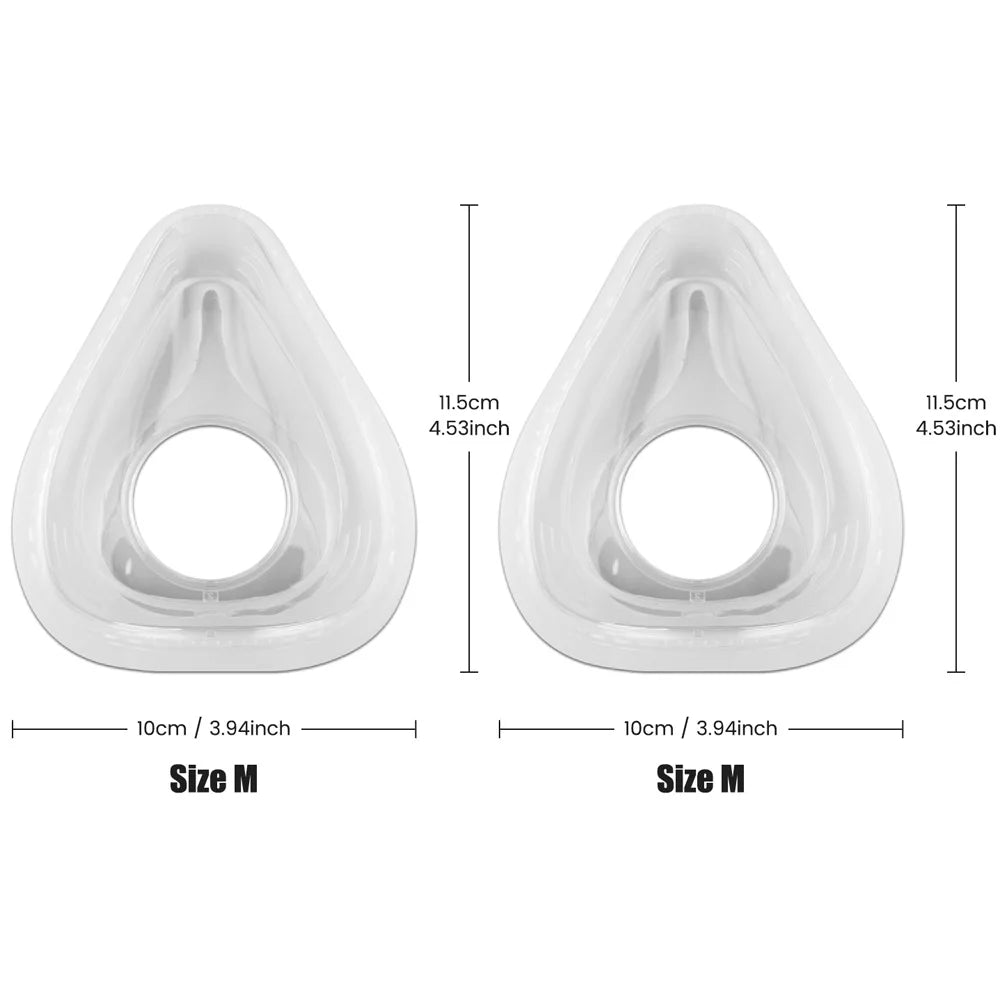 2/1 Pack CPAP Mask for AirFit F20 Full Face Mask Replacement, Covers Nose Mouth, Compatible with AirFit F20, Prevent Sleep Apnea