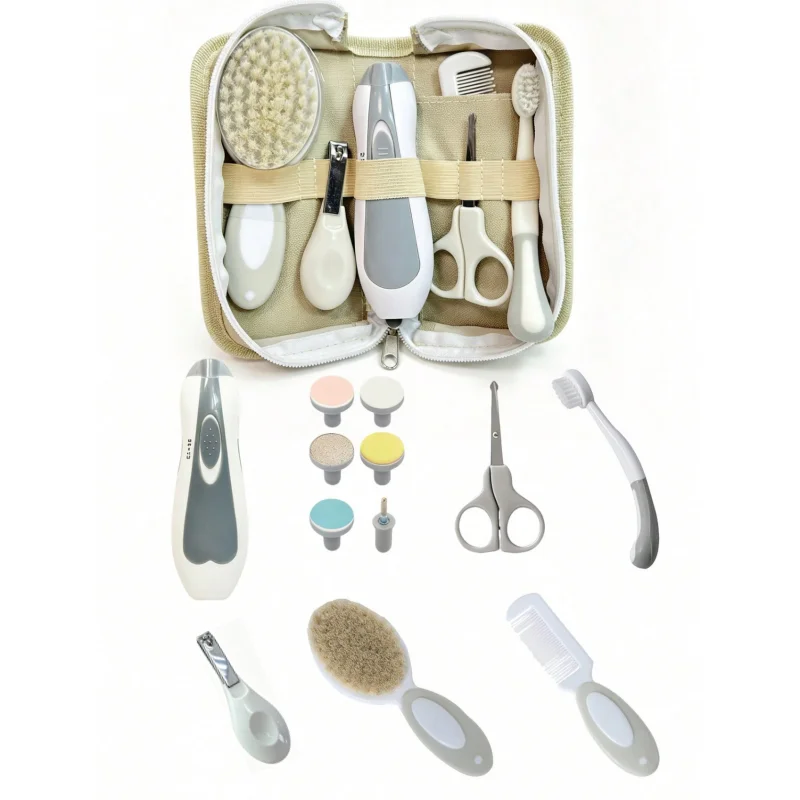 Baby Grooming Set, Electric Safety Nail Trimmer, Baby Care Set with Comb, Baby Boy and Baby Girl Gift
