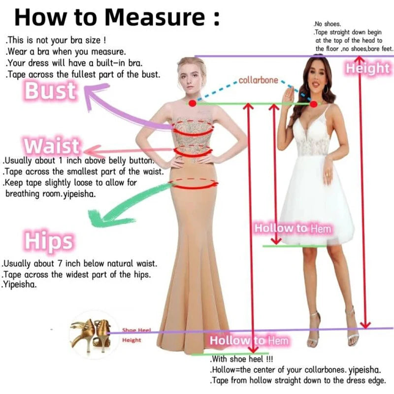 Mother of The Bride Dress 3/4 Sleeves Scoop Neck Sequined Applique Ruffles Wedding Guest Gown Woman Party Dress Customized