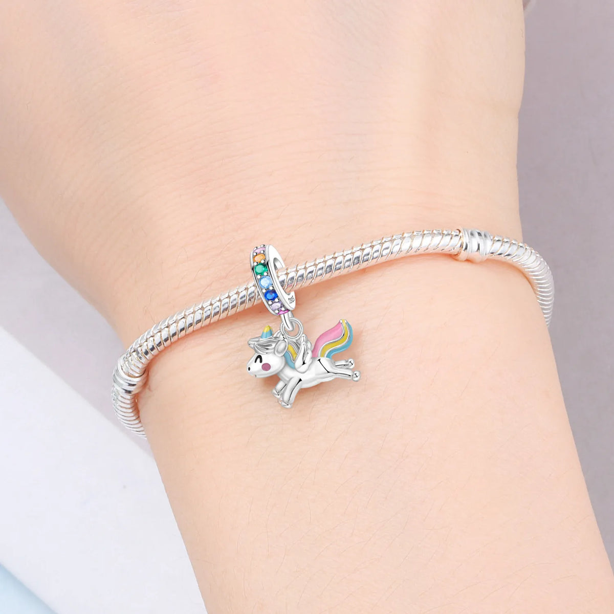 925 Sterling Silver Two-tone Symmetrical Angel Wing Pendant Necklace for Women Lucky Symbol Original Jewelry Party Couple Gift