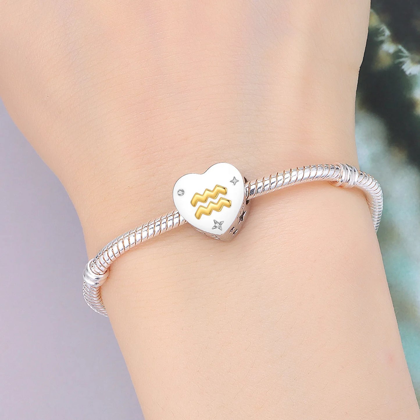 Hot Sale 925 Sterling Silver 12 Constellation Charm Beads Fit 3mm Original Bracelet Necklace Fashion Jewelry Birthday Gifts 2026
