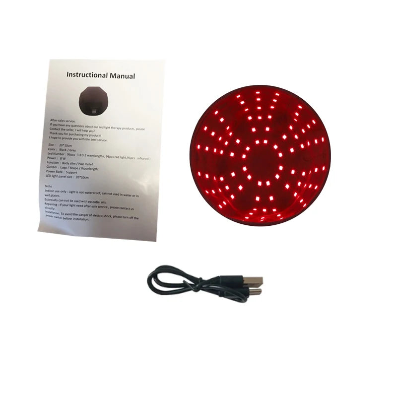 New 96Pcs Infrared LEDs Red Light Therapy 660nm&850nm Hair Growth Cap for Hair Regrowth Anti Hair Loss Relax Scalp Hair Care Hat