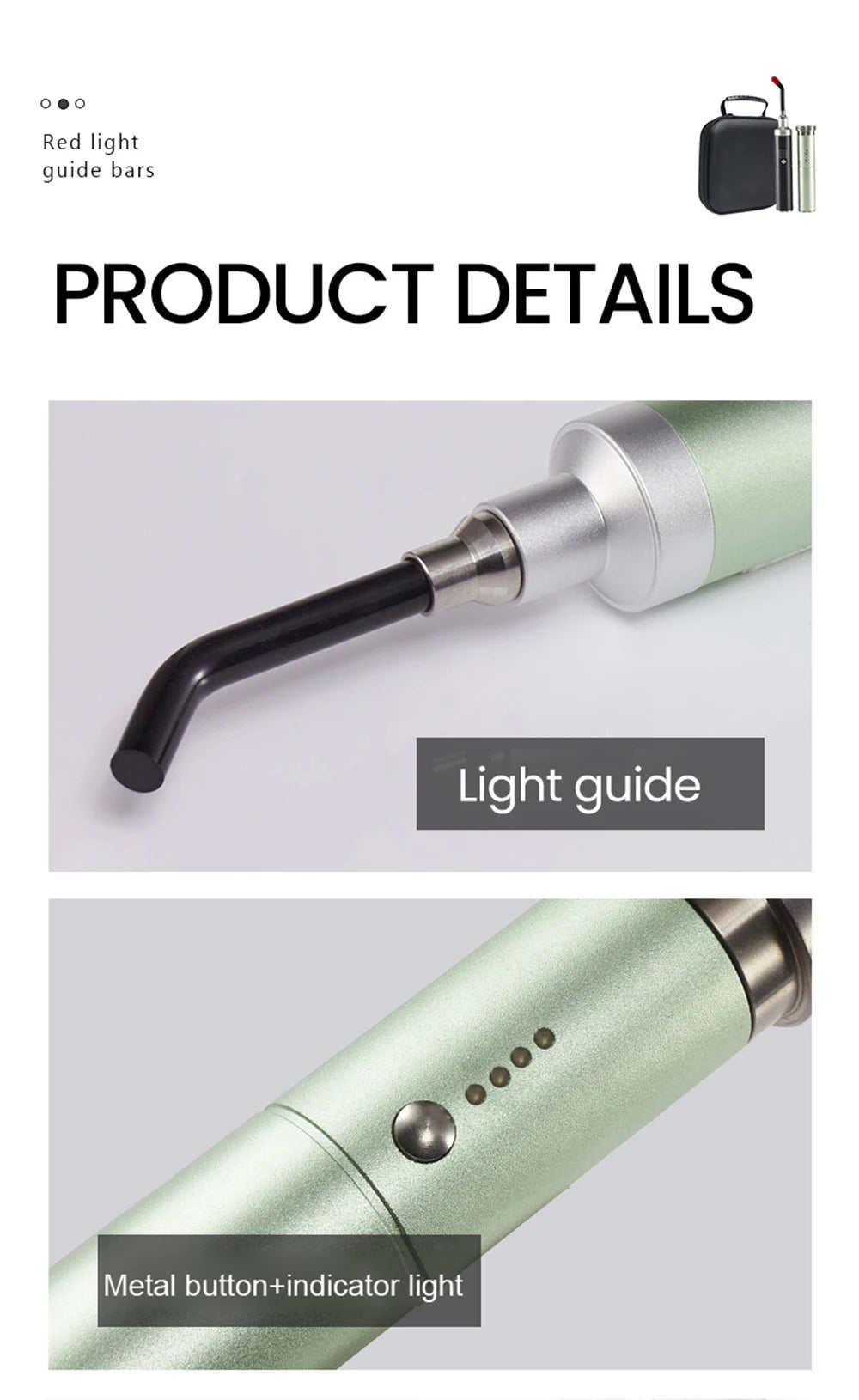 Red Lights Therapy Face Home Use Beauty Devices Cold Sore Canker Sore Treatment Infrared Light Therapy Wand For Body Pain Relief
