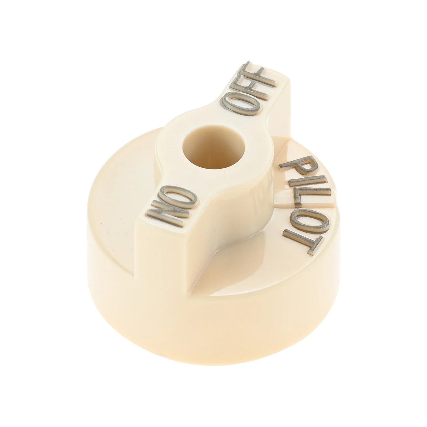 2 Sets Control Valve Beige Pilot Dial Knob and 200-400°F Thermostat Knob for Fryers, Range, Braising