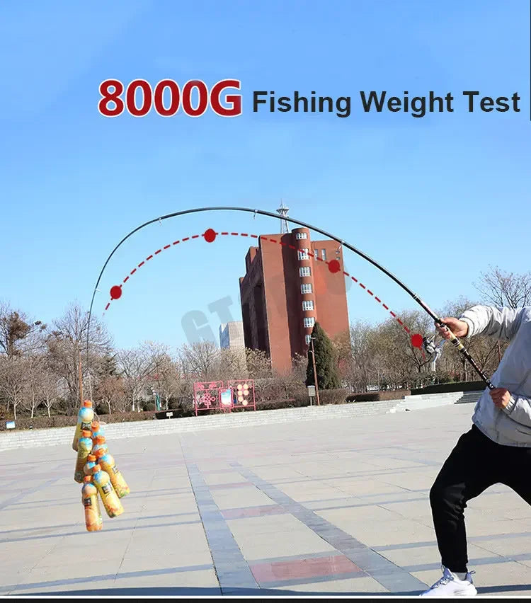 Telescopic Portable High-Quality Fishing Rod 2.1M,2.4M,2.7M,3.6M,3.9M,4.5M Travel Sea Boat Rock Fishing Rod Carp Fishing Gear