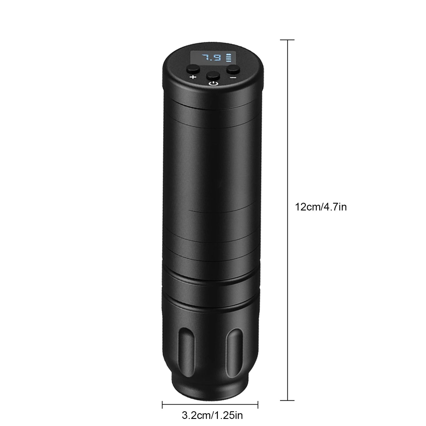 Portable Wireless Tattoo Machine 1500mAh Rechargeable Tattoo Pen LED Screen Display Professional Body Art Tattoo Supplies
