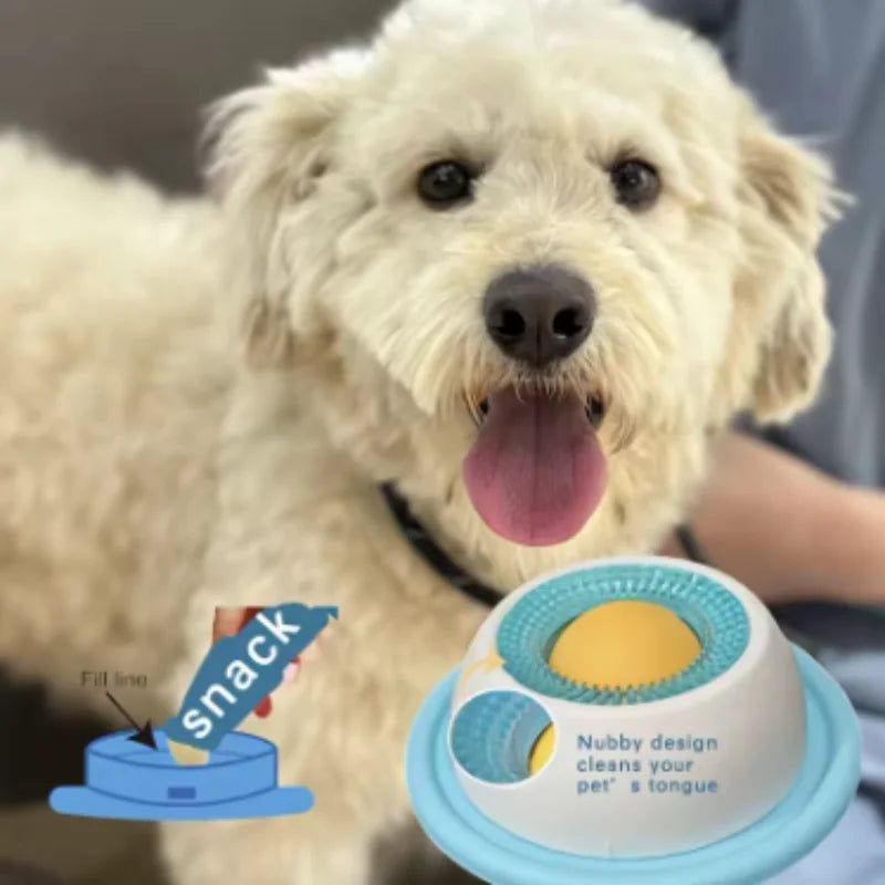 Pet Lick Toy Slow Feeding Dispenser Interactive Enrichment Training Crate Accessory for Dog Cat Puppy