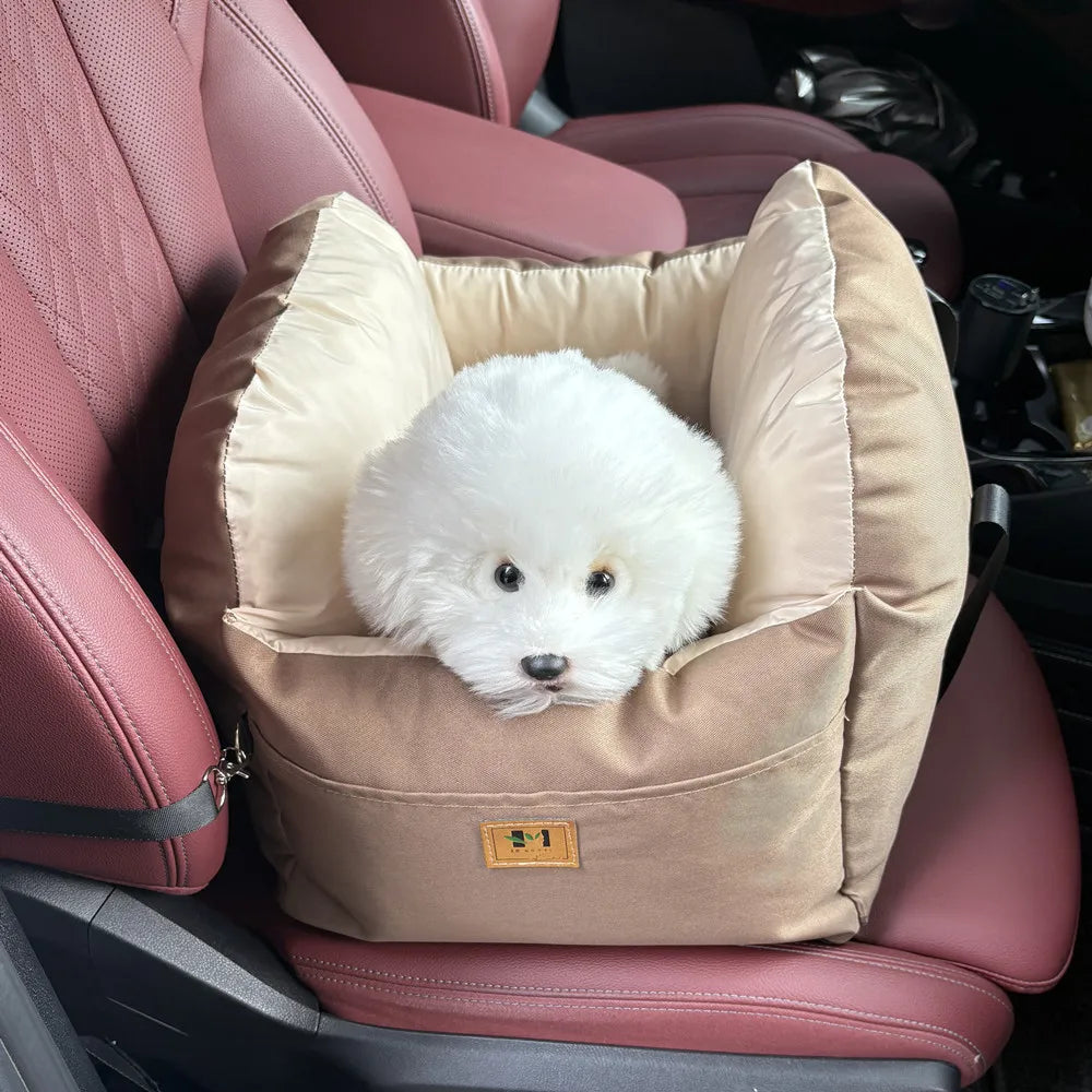 Pet Dog Car Seat Cover Safety Waterproof Puppy Nest Mat Cat Carrier Soft Comfort Travel Dog Car Seat Bed Washable Pet Carrier