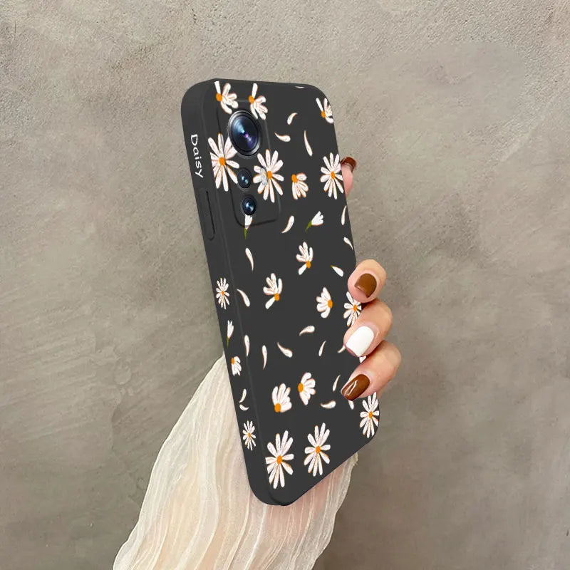 Daisies Fly Phone Case For Xiaomi Mi 13 12 12T 12S 11 11T Ultra 10 10T 9 9T 9SE 8 Pro Lite 5G Liquid Silicone Cover