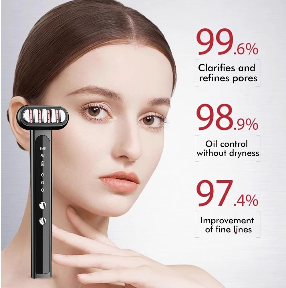 Beauty Eye Massager Device Red Light Facial Wand Eye Neck Massager Skin Tightening Anti Wrinkle SkinCare Beauty Anti Dark Circle