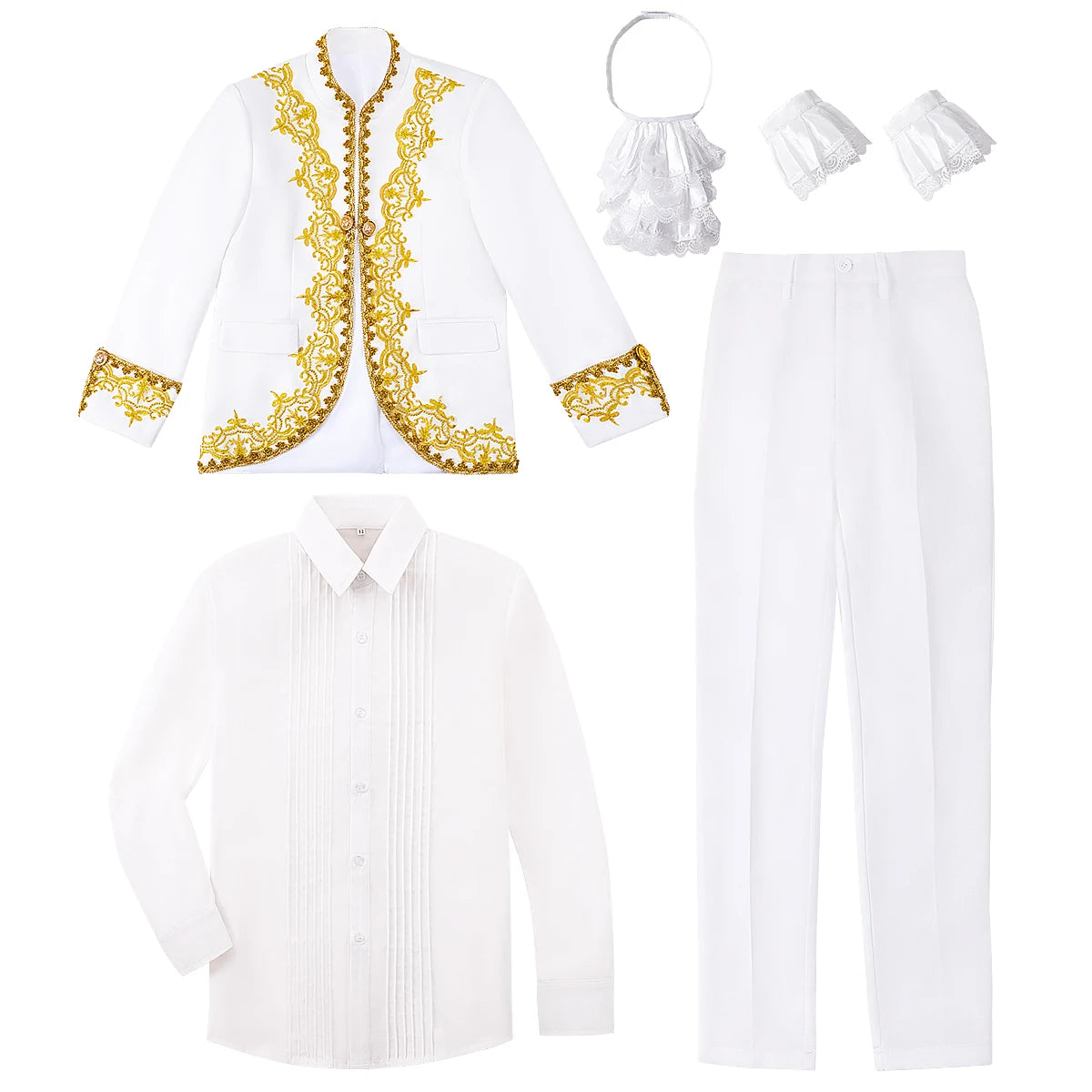 Boys Suit kids Prince Costume Halloween Carnival Outfit Teenager Wedding Photography Graduation Prom Birthday Party Gift Tuxedo