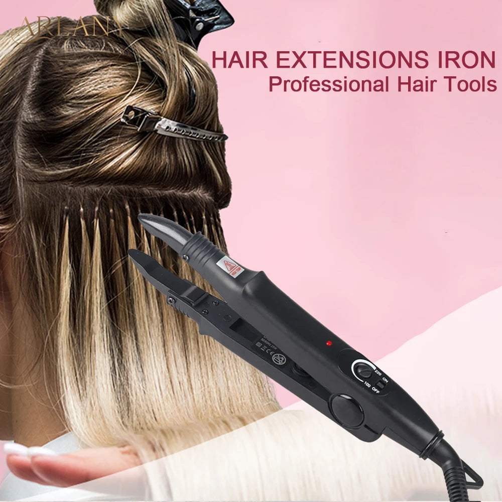 ARLANY Hair Connector for Keratin Extensions Fusion Heat Iron Connector Wand Temperature Adjustable Fusion Heat Iron Connector