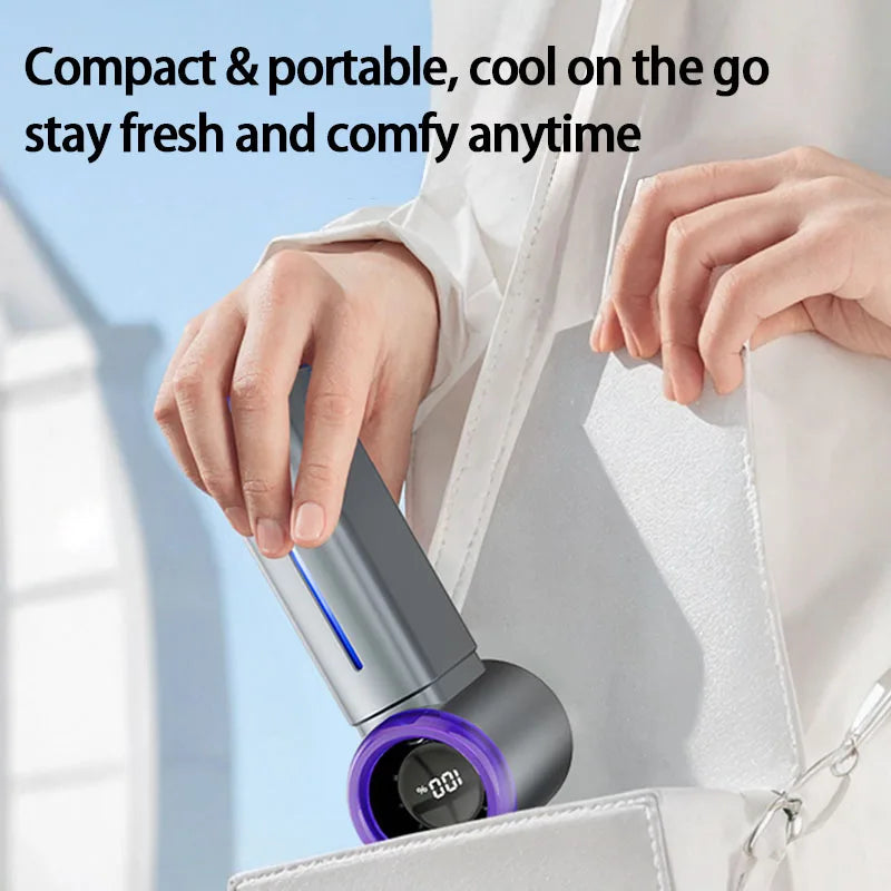 Portable Misting Fan Handheld Fan Electric Hand Fans Ice Wind At 199 Gear Nano Cold Mist Cooling Fan USB Rechargeable