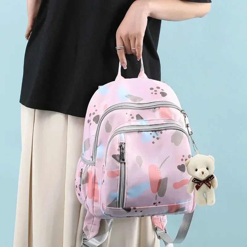 Fashion Mummy Travel Stroller Bag Large Capacity Mother Bag Carrying Pregnant Baby Nappy Backpack Activity Baby Diaper Backpack