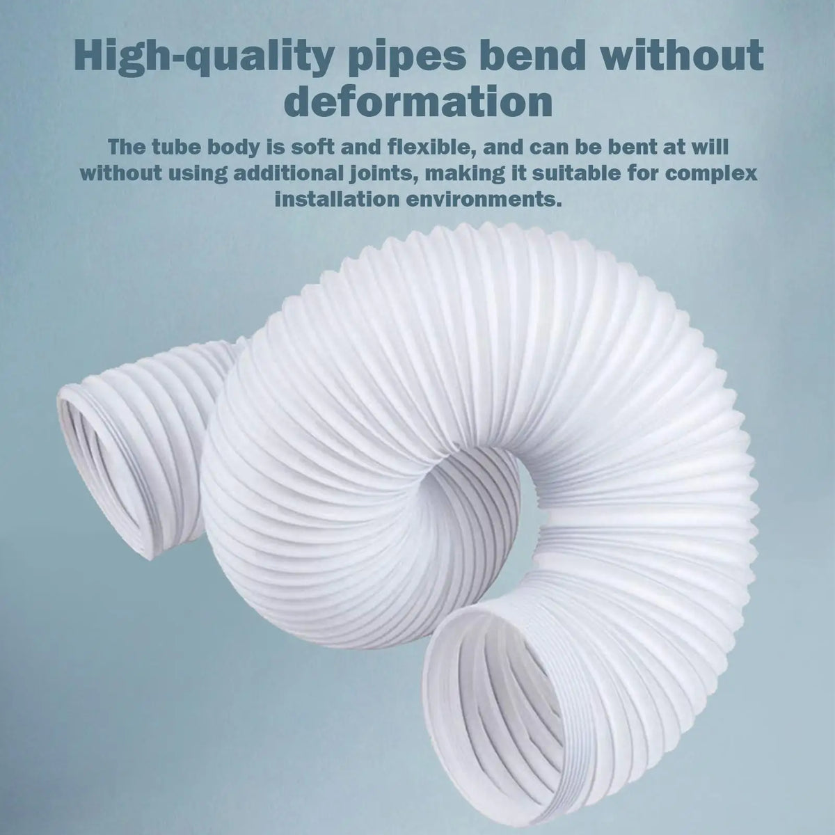 5.1/5.9" Diameter Portable AC Vent Hose Duct Outlet Mobile Air Conditioning Accessories Telescopic  Thickened Exhaust Pipe