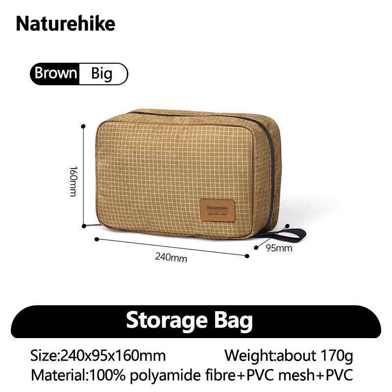 Naturehike Storage Bag Collapsible and Portable Travel Lightweight Toiletry Bag Business Luggage Packing Organize Bag