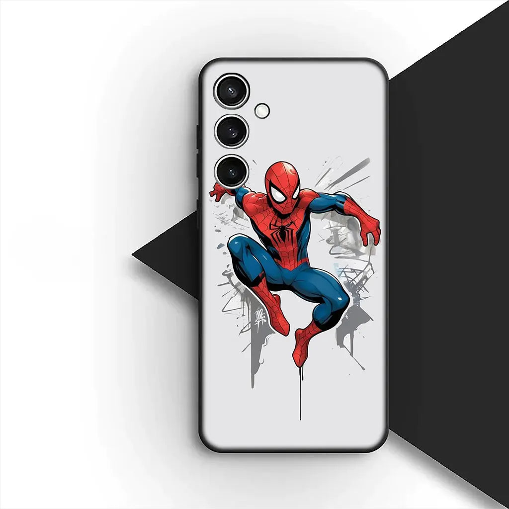Phone Cover for Motorola Moto G86 G57 E14 E15 G14 G34 G35 G84 G24 A54 G15 Power E22 Casing Soft Case Spider Man Marve Spiderman