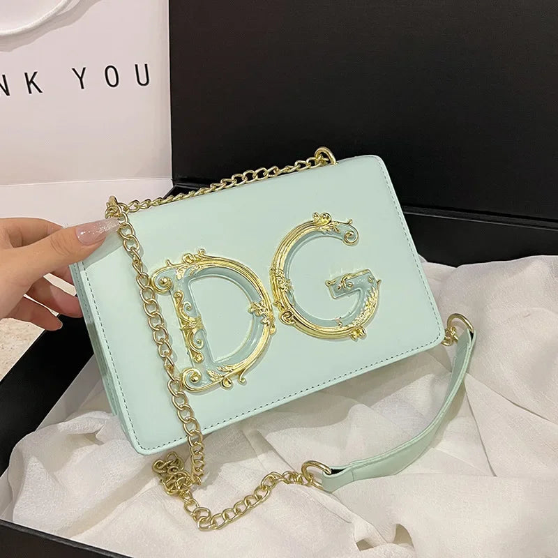 Leather Diaper Bag Vintage Textured Retro Square Satchels Shoulder Bag For Women Trendy Fashionable Large Capacity