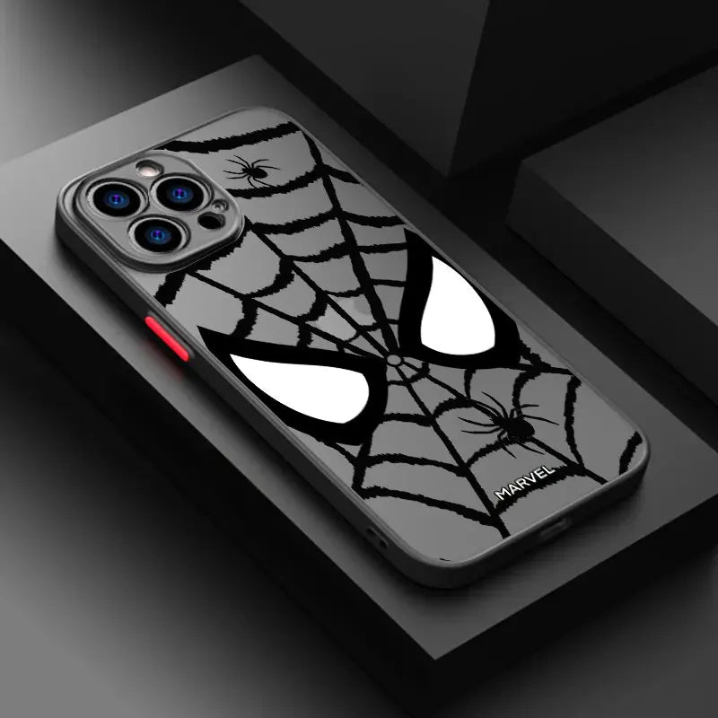 Marvel Spider Man Eye Phone Case For iPhone 17 16 15 Pro Max Case 14 13 12 11 Pro Max 16e 17e Air XS X 7 8 Plus Shockproof Cover