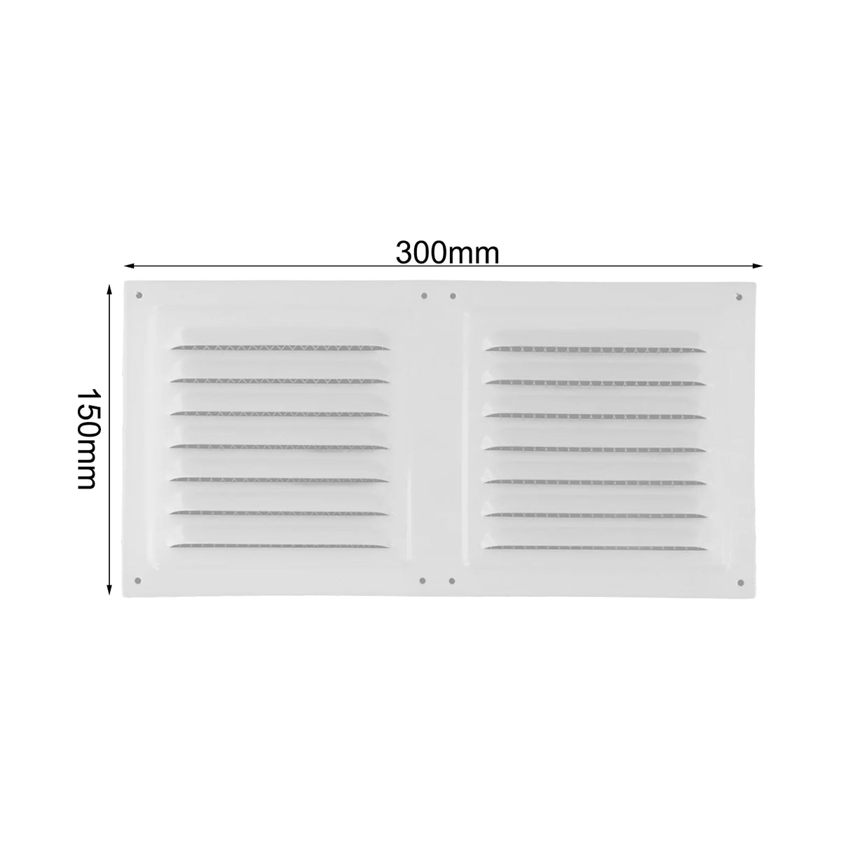 Airflow Grille 300 X 150 Mm Airflow Vent Cover Optimal Airflow Reliable Airflow Control Compact Size Indoor Use