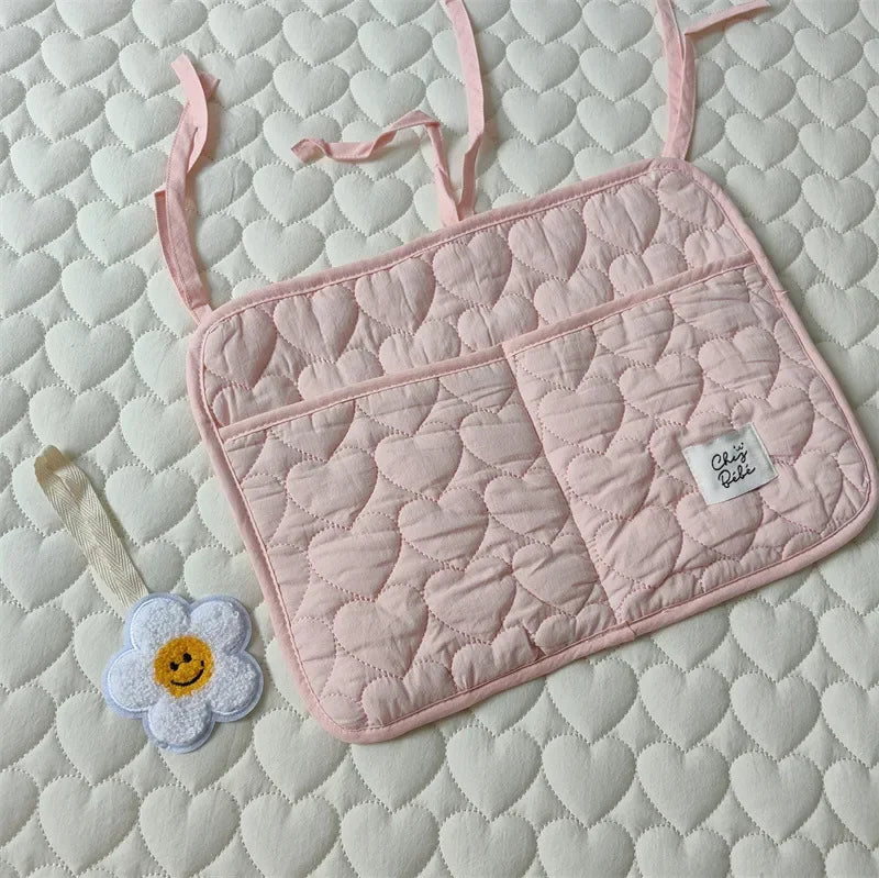 Baby Crib Organizer Hanging Storage Bag Stroller Bag Diaper Diaper Baby Bottle Baby Toy Storage Bag Portable Bottle Diaper Toy