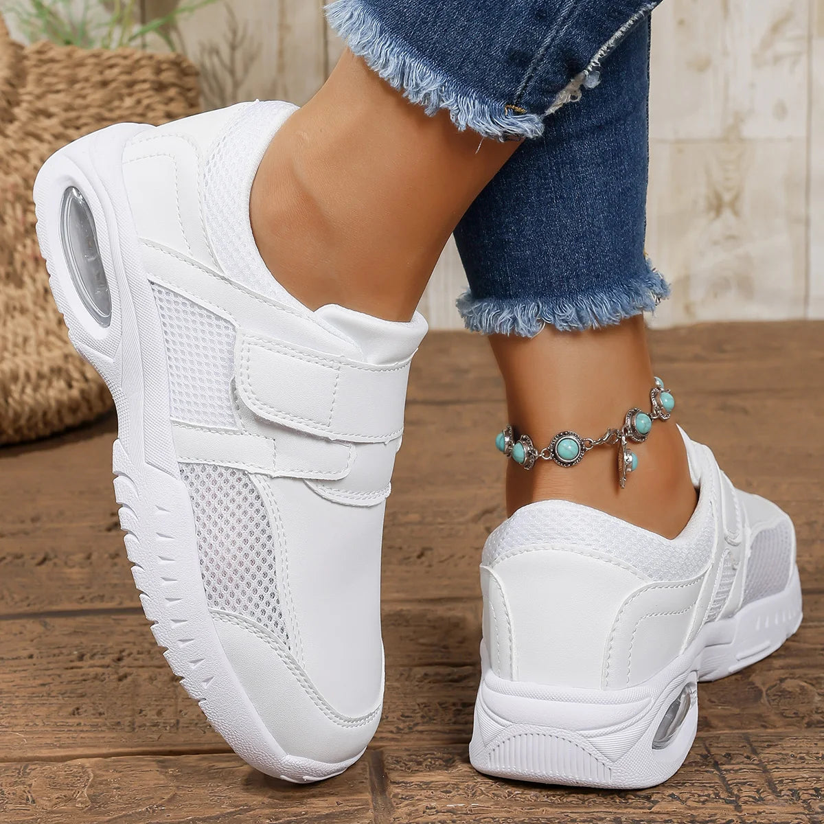 Pure White Nursing Shoes For Doctors Nurses Hospital Working Men Women Leather Sneakers Anti-skid Big Size 48 49