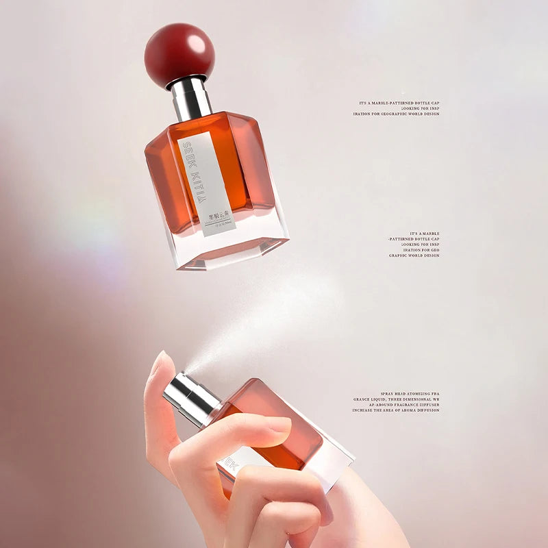 Women Long Lasting Perfume,Skin Scent,Rose Pepper Jasmine Magnolia Raspberry,White Amber Sandalwood Floral Musk,Daily Gift