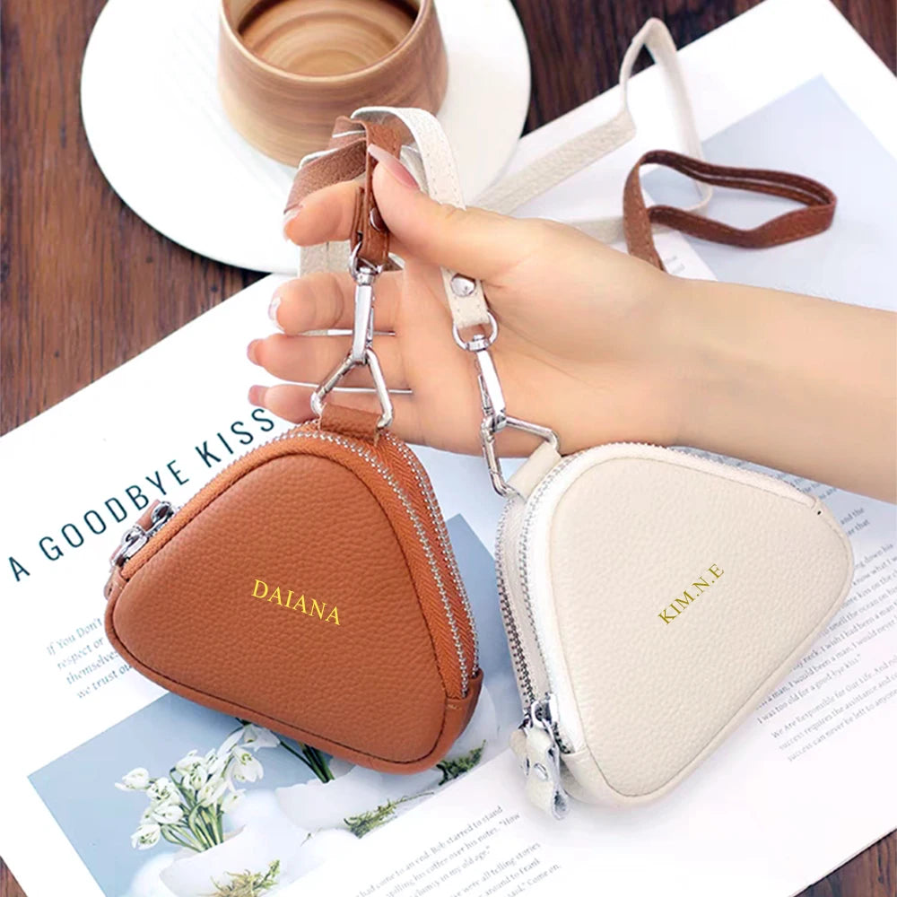 Luxury Design PU Leather Phone Bag Custom Letters Woman Cross Body Bag Fashion Travel Lady Engraving Shoulder Bags Wallet Pouch