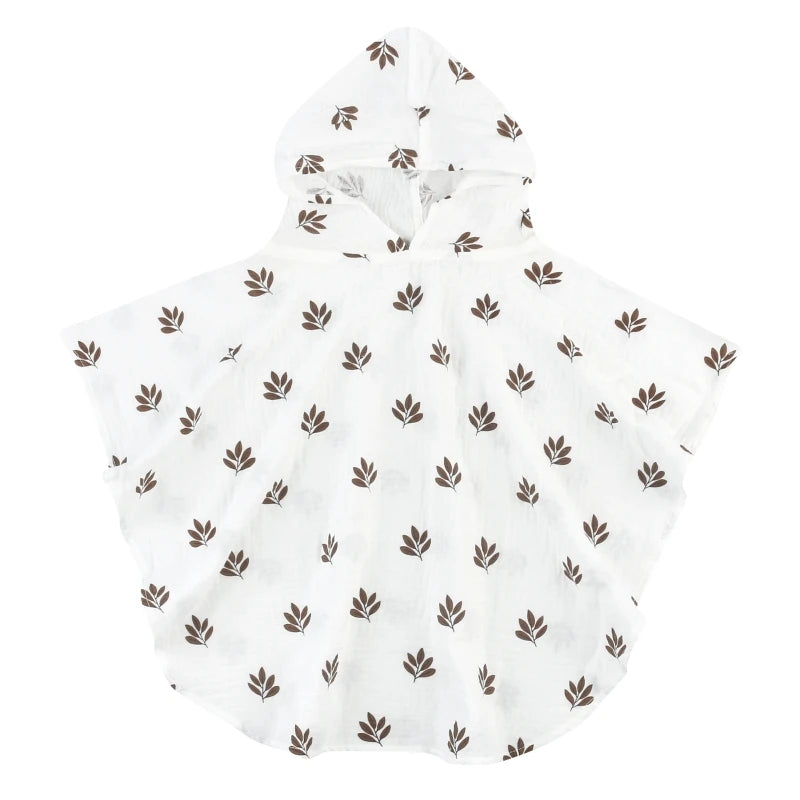 Pure Cotton Baby Towel Solid Color Muslin Baby Hooded Bath Towel Kids Newborn Swim Beach Bathrobe Quick Dry Facecloth Baby Stuff
