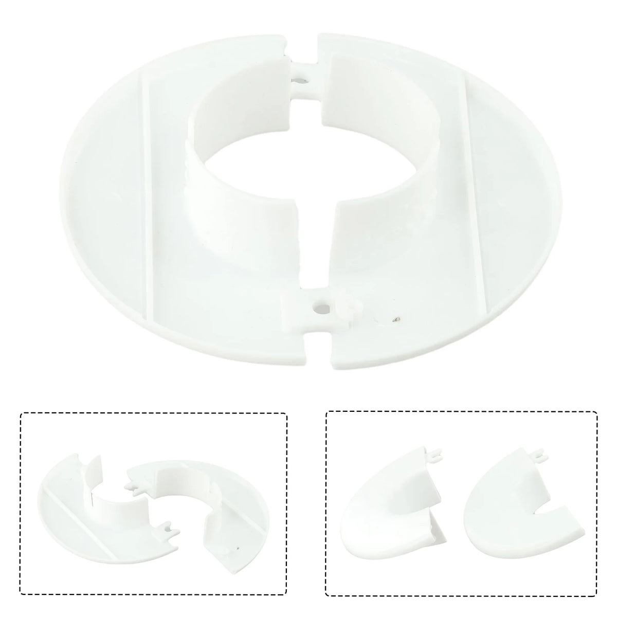 40/50/60/70/80mm Air Conditioning Pipes Hole Cover Rosette Cable Entry Cable Passage Hole Cover Home Hardware