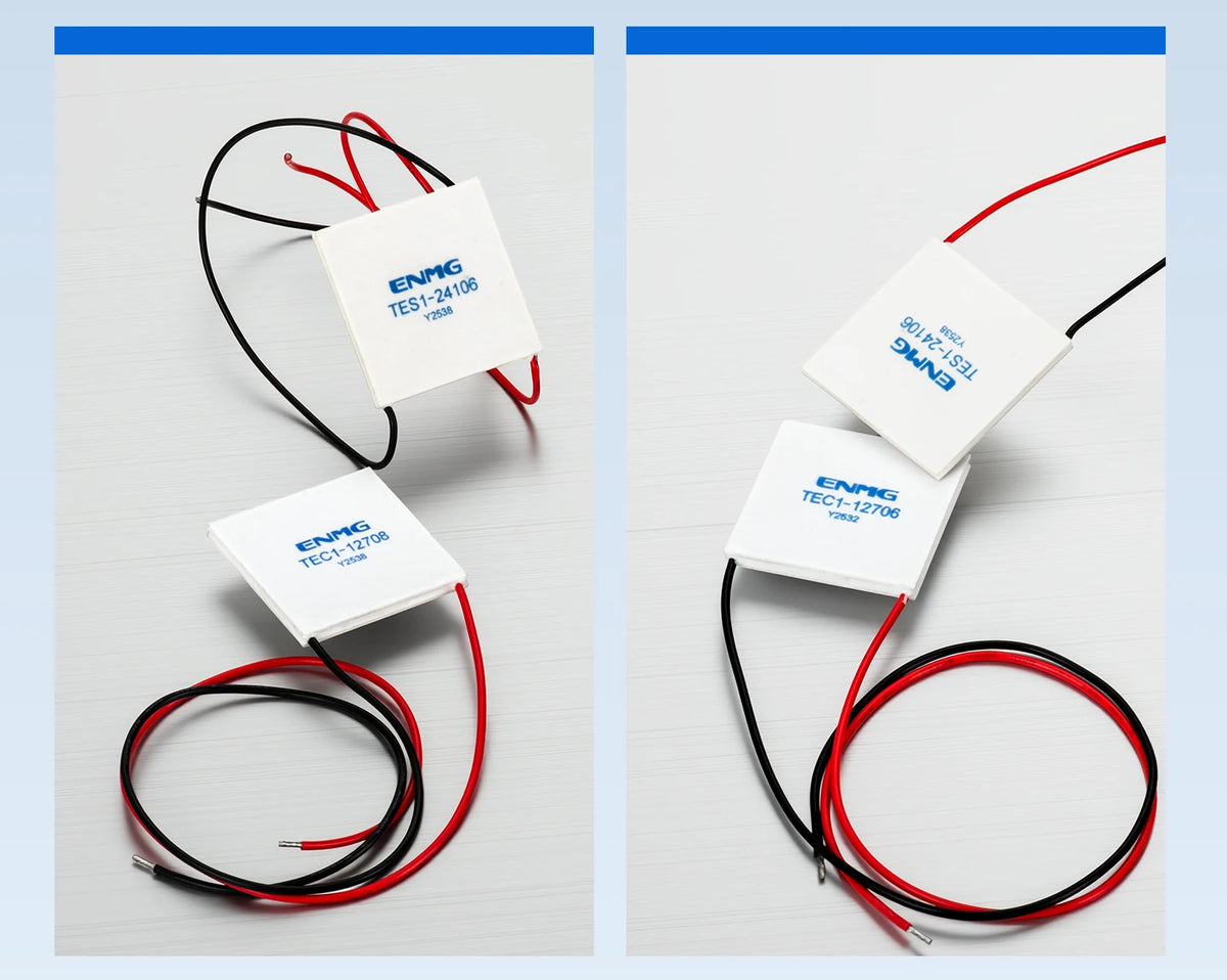 ENMG TEC1-12706 / TEC1-24106 Thermoelectric Cooling Module-12V/24V Peltier Cooler for DIY&Industrial Applications Peltier Effect