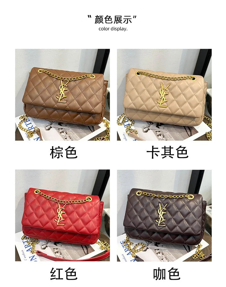 Fashionable Chic High-End Diaper Bag For Women Designer Leather Crossbody Handbag Large Capacity Trendy Tote Bag