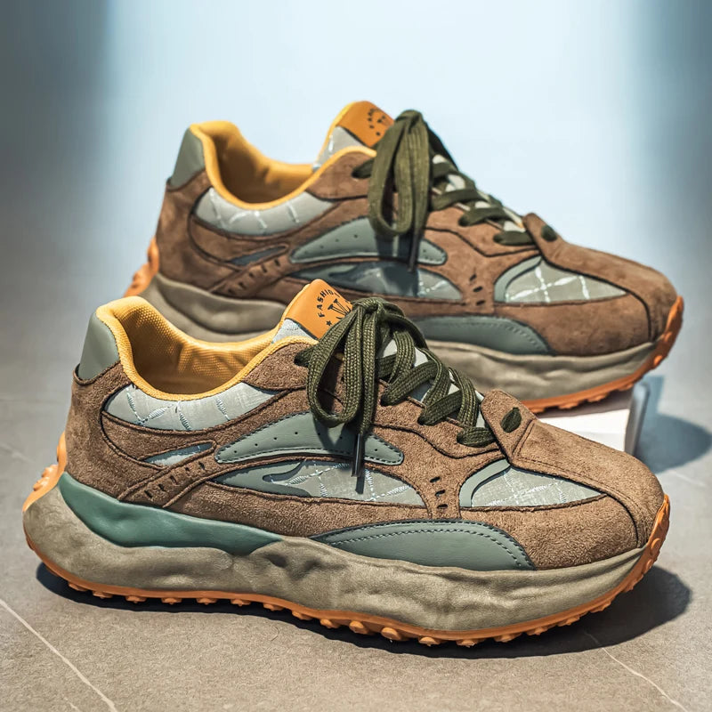 New Arrival Men's Casual Shoes PU Leather Sneakers Comfortable Tenis Masculino Outdoor Male Treking Footwear Travel Skate Shoes