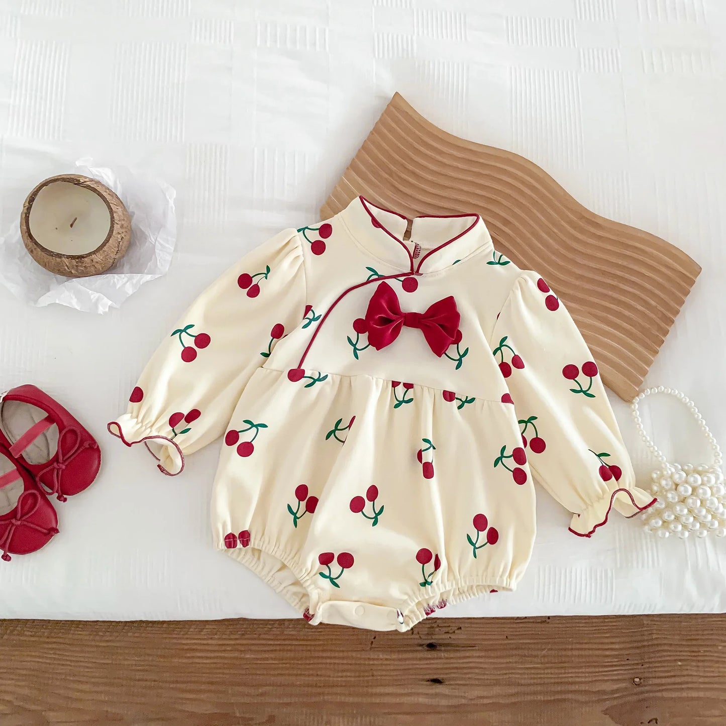 Infant Christmas Outfits Baby Romper Clothes Winter Red Santa Claus Knitted Newborn Infant Boy Girl Christmas Gift Jumpsuits+Hat