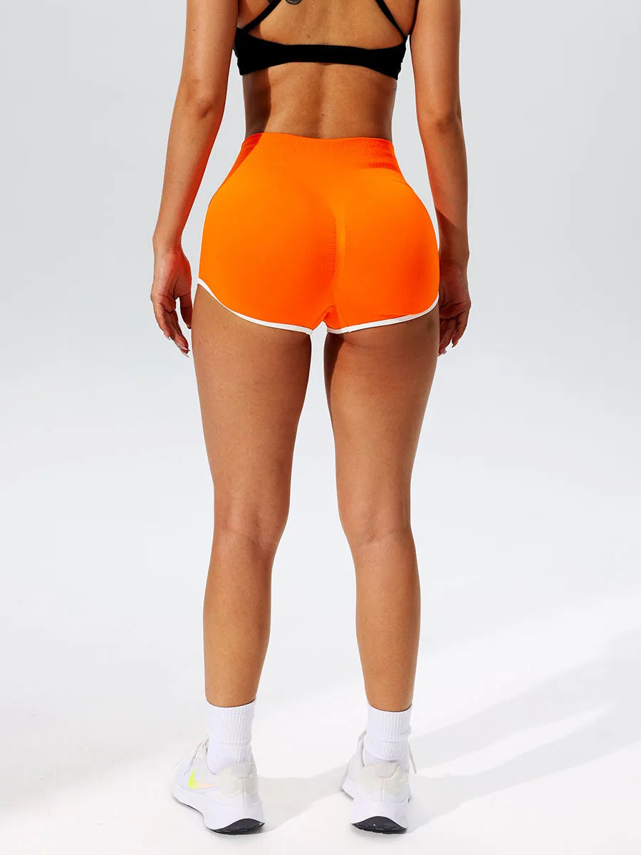 Women High Waist Yoga Shorts With Luminous Strips Sportswear Woman Gym Shorts Legging Fitness Running Activewear Workout Clothes