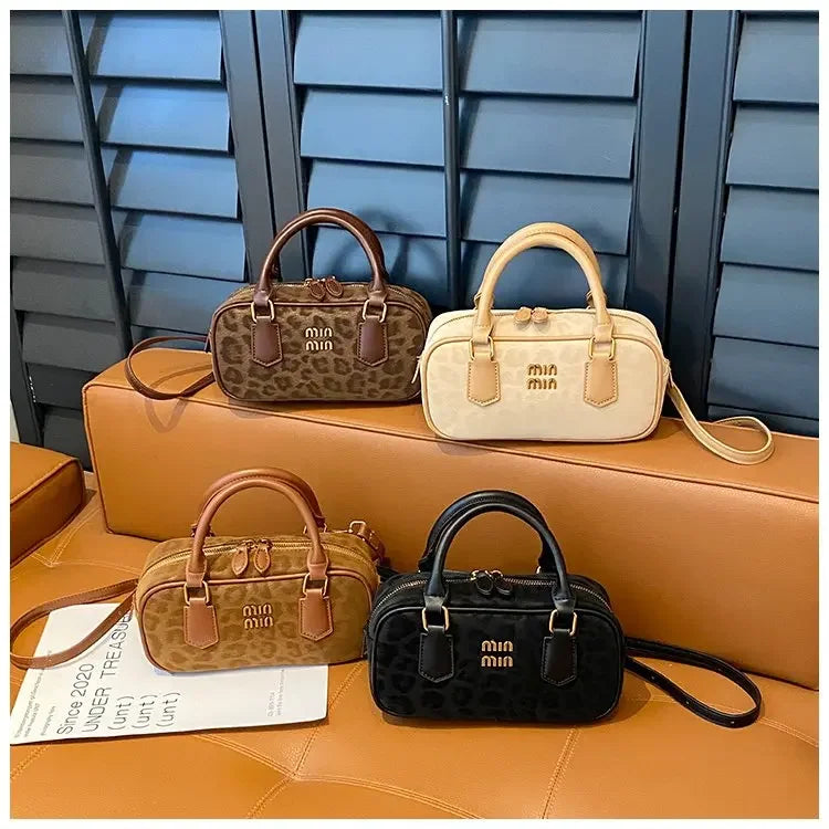 Original Square Leather Satchel Handbag Women Designer Tote Shoulder Crossbody Purse Luxury Diaper Bag