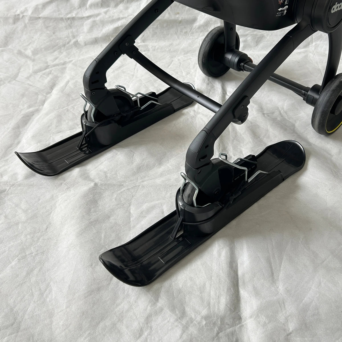 Universal Baby Stroller Accessories Ski Plate Buggy Sled Wheelchair Glider Snow Scooter Pram Skiing Board for YOYO CYBEX BEE 5