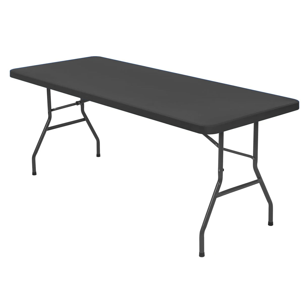 1 Pc 4/6/8ft Spandex Tablecloth Elastic Fitted Stretch Rectangular Tablecloth Washable and Wrinkle Resistant Patio Table Cover
