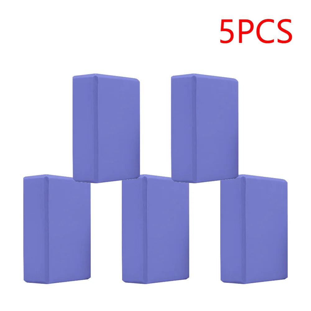 2-5PCS EVA Yoga Block Yoga Building Blocks Moisture-Proof High Density Yoga Blocks Body Shaping Yoga Blocks Yoga Supplies