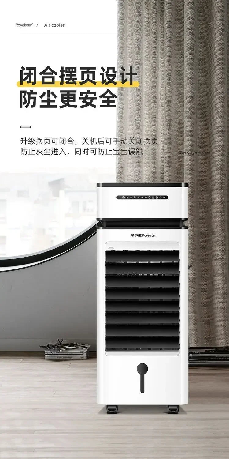 Heating and cooling dual-use air conditioning fan household air cooler cooling fan water-added air conditioner