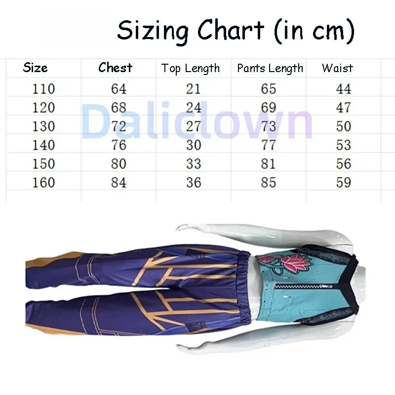 Cool Girl Cosplay Golden Costume Kids 3D Print Idol Group Singing Stage Performance Costume Child Halloween Party Clothes Suit